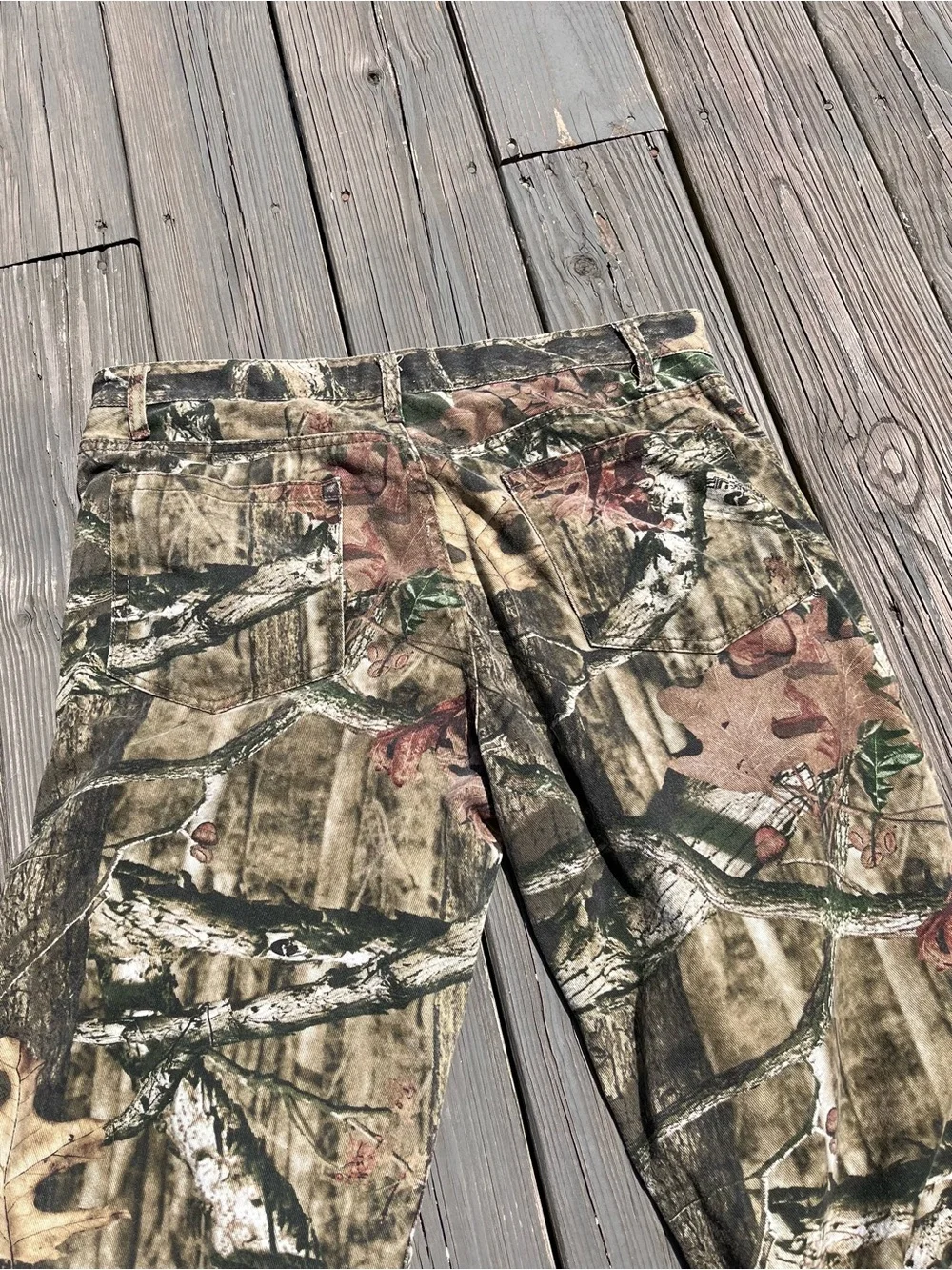 Mossy Oak Realtree-Inspired Camouflage Pants in Green and Brown
